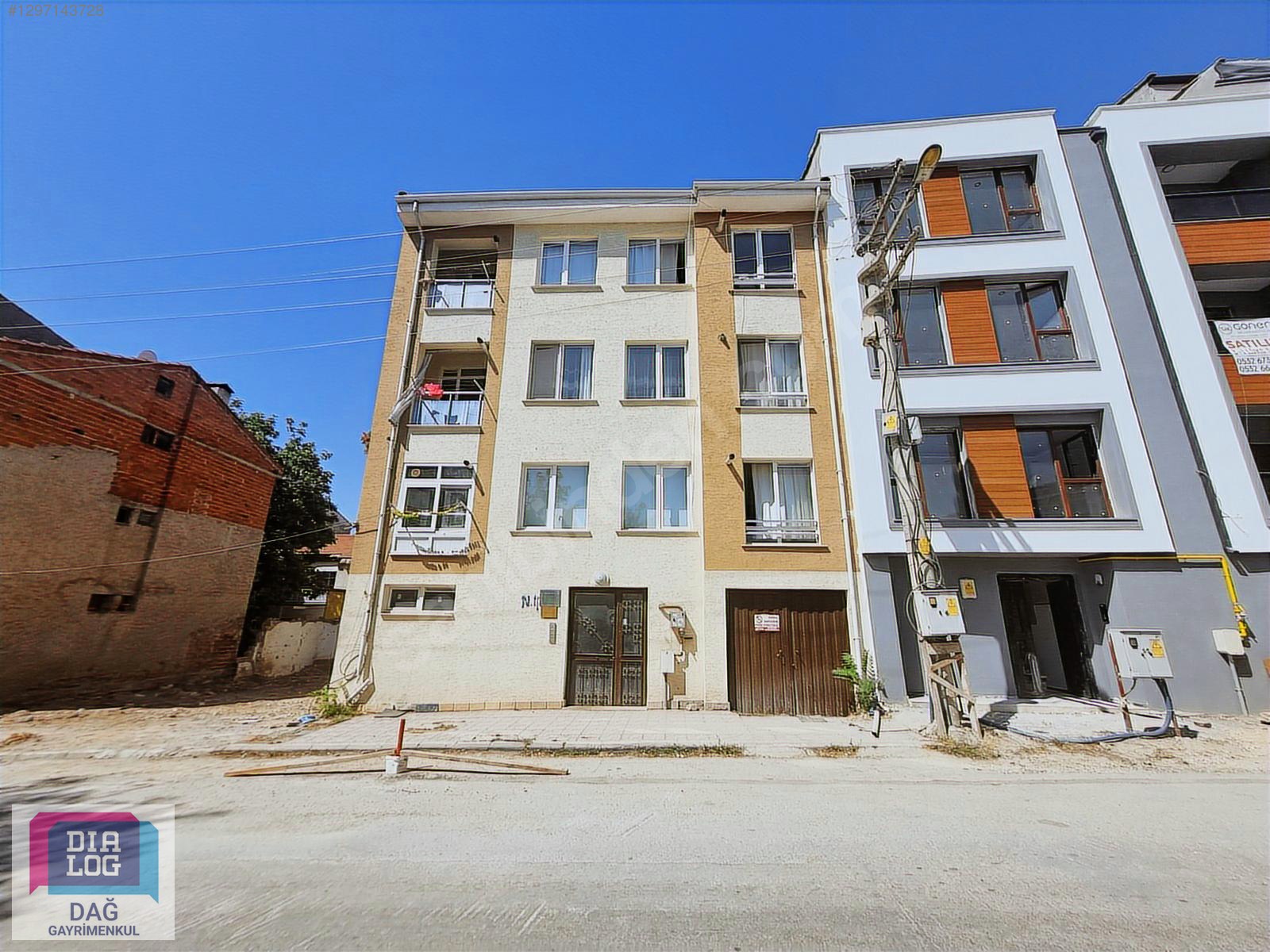 DİALOG DAĞ /ŞİRİNTEPE 2+1 90 m2 ÖNÜ AÇIK ARA KAT MASRAFSIZ DAİRE