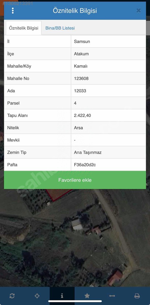 SAMSUN KAMALI CADDESİNE CEPHE KAT KARŞILIĞI
