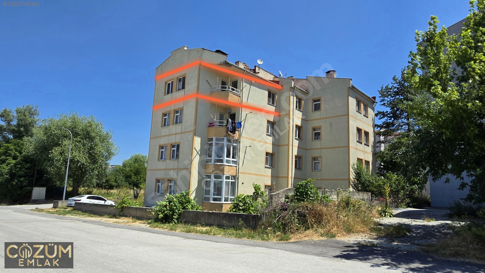 Yeşilkent'te Aile ve Öğrenciye Uygun 3 Cepheli Kiralık 2+1